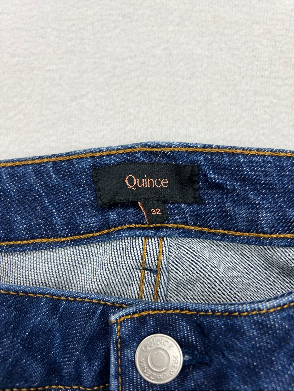 Quince Wide-Leg Jeans in Deep Blue Wash - Picture 3 of 12